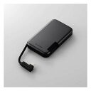 【30日限定クーポン配布】ELECOM エレコム外付けSSD 500GB/iPhone向けケーブル一体型/収納式/マグネット付/ブラック ESD-EPB0500...