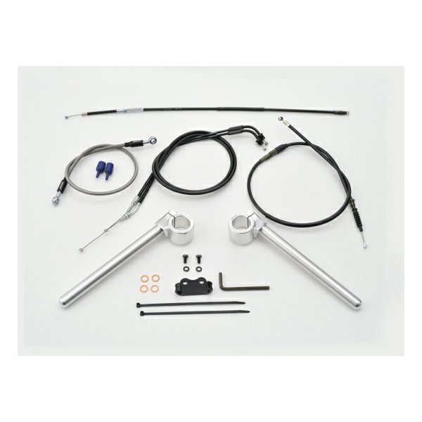 【スーパーSALE限定クーポンあり！】DAYTONA デイトナアルミレーシングセパレートハンドル セパハンセット SR400用 D93608(2455524)代引不可 送料無料