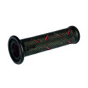 【15日限定クーポン配布】DAYTONA デイトナPRO-GRIP スーパーバイクグリップ#717 耐震GEL 122mm 貫通 ブラック/レッド D98037...