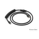 Glorious PC Gaming Race グロリアス ピーシー ゲーミCoiled Cable - Phantom Black(USB-C with Av...