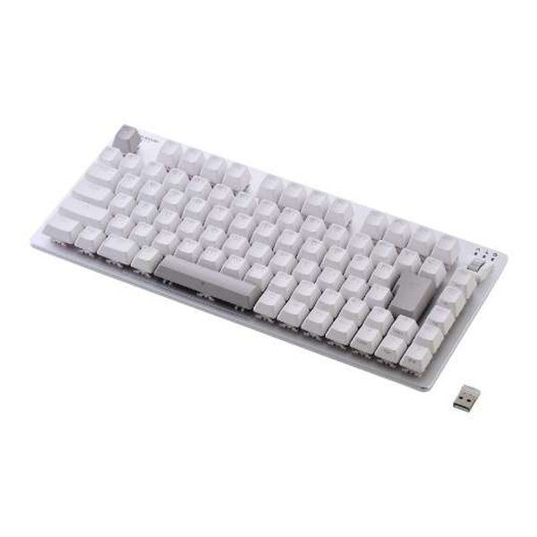 【スーパーSALE限定クーポンあり！】ELECOM エレコムV custom VK520L 75％ワイヤレスメカニカルゲーミングキーボード/ホワイト TK-VK520LWH(2642562)送料無料