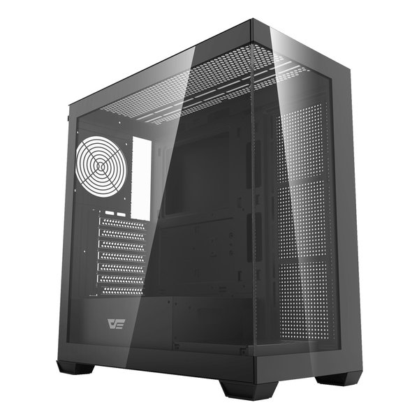 【18日は24時間限定クーポン配布！】darkFlash（ダークフラッシュ）ミドルタワーケース DS900 ATX対応/ピラーレス/USB-C端子搭載/ブラック DS900-BLACK+TYPE-C(2647243)送料無料