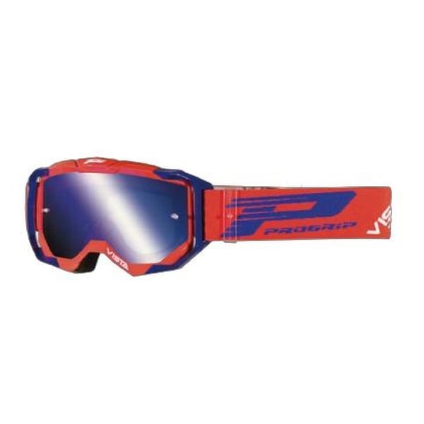 【30日は24時間限定クーポン配布】ROUGH&ROAD ラフアンドロードVISTA LINE ミラーゴーグル RD/BL PG3303VM-RD/BL(2490181)代引不可 送料無料