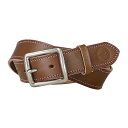 ROUGH&ROAD ラフアンドロードラフステッチベルト カーブバックル D.BR/RD RA5058D-BR/RD(2490466)代引不可 送料無料