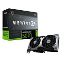 【9日20時〜限定クーポン!】MSI エムエスアイNVIDIA GeForce RTX 5070 トルクスファン5.0/2542MHz/28Gbps/12GB ...