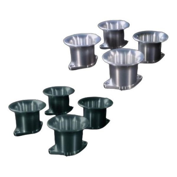 【5日は24時間限定クーポン配布】ROUGH&ROAD ラフアンドロードWQ アルミファンネル FCR ラージ/ロング GM 4ケ WQ16-0003GM(2491773)代引不可 送料無料