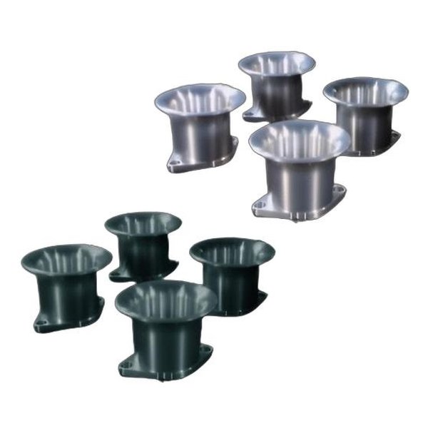 【5日は24時間限定クーポン配布】ROUGH&ROAD ラフアンドロードWQ アルミファンネル FCR ラージ/ロング SV 4ケ WQ16-0003SV(2491774)代引不可 送料無料