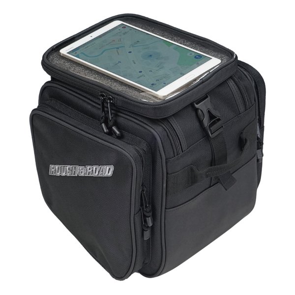 【15日は24時間限定クーポン配布】ROUGH&ROAD ラフアンドロードフロントフロアバッグ BK RR9227BK(2491559)代引不可 送料無料