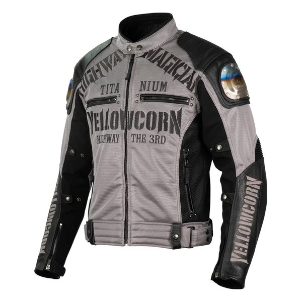 イエローコーンメッシュジャケット半袖 LL 新品】YELLOW CORN イエローコーン YMT-MONO 半袖メッシュ
