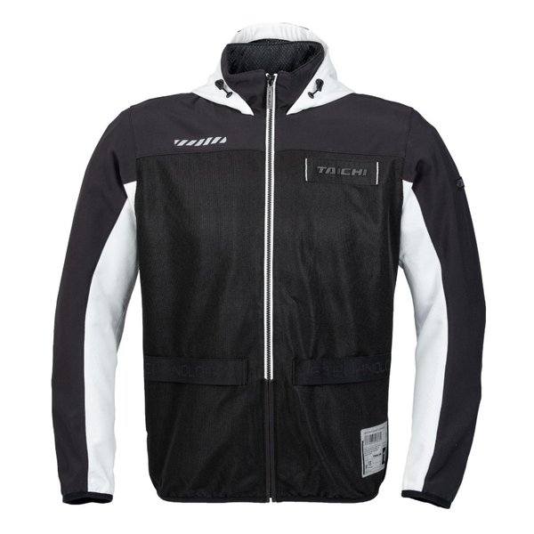 【15日は24時間限定クーポン配布】RS-Taichi アールエスタイチエアー フリップパーカ BLACK/WHITE XXL RSJ334BK51XXL(2506712)代引不可 送料無料