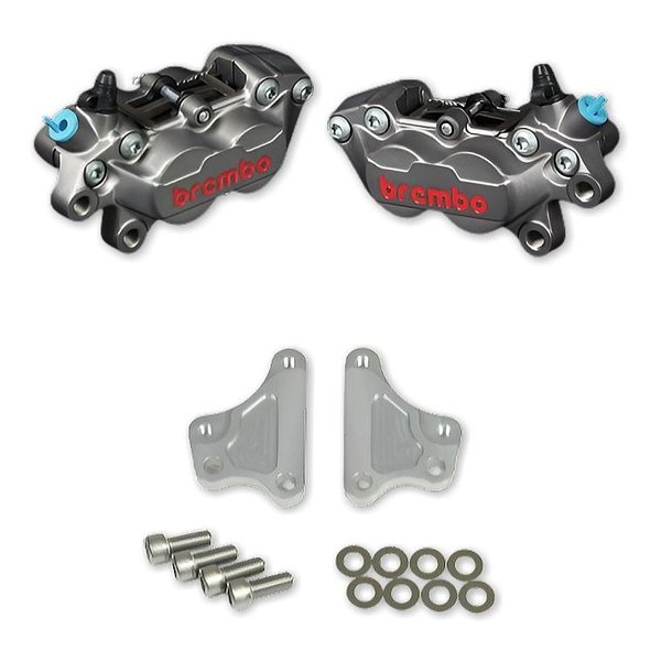 【20日は24時間限定クーポン配布】ROUGH&ROAD ラフアンドロード4PキャリパーKIT bremboキャスティング ..