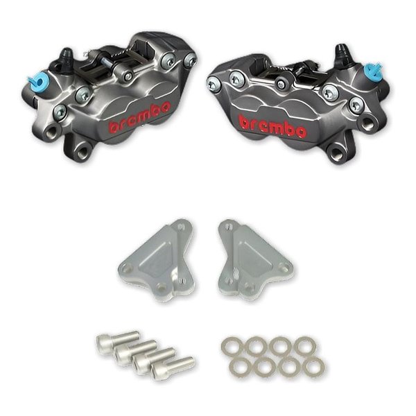 【20日は24時間限定クーポン配布】ROUGH&ROAD ラフアンドロード4PキャリパーKIT bremboキャスティング ..