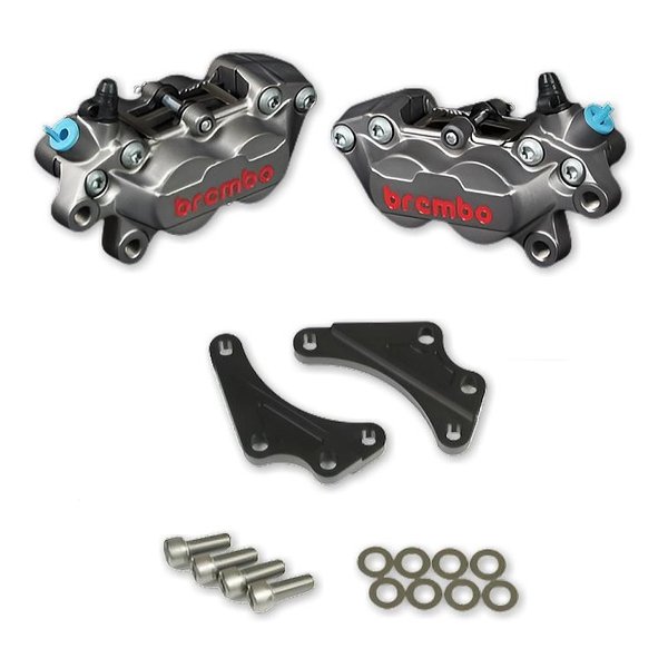 【20日は24時間限定クーポン配布】ROUGH&ROAD ラフアンドロード4PキャリパーKIT bremboキャスティング ..