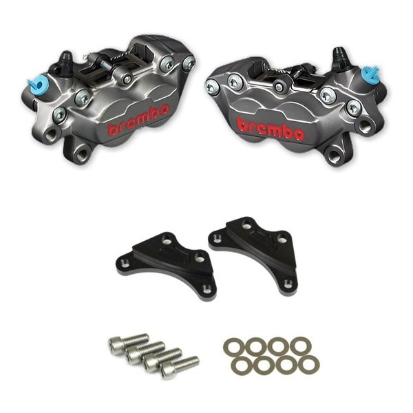 【20日は24時間限定クーポン配布】ROUGH&ROAD ラフアンドロード4PキャリパーKIT bremboキャスティング ..