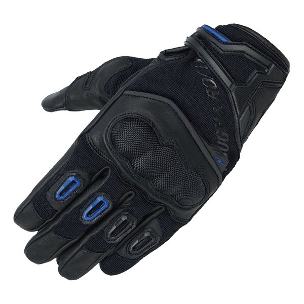 【20日は24時間限定クーポン配布】ROUGH&ROAD ラフアンドロードラフプロテクショングローブ ブラック/Y.ブルー-XL RR8025BK/YB5(2567652)代引不可 送料無料