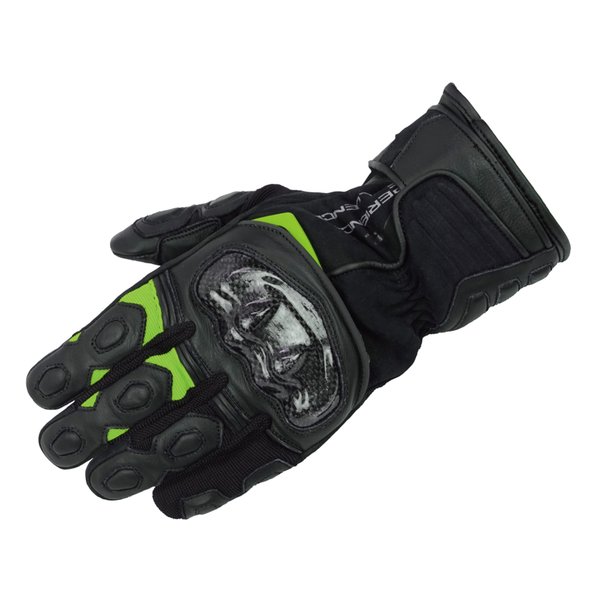 【15日は24時間限定クーポン配布】ROUGH&ROAD ラフアンドロードプロテクションツアラーウインターグローブ ブラック/ライム-M RR8658BK/LM2(2579264)代引不可 送料無料