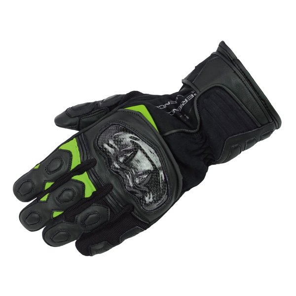 【15日は24時間限定クーポン配布】ROUGH&ROAD ラフアンドロードプロテクションツアラーウインターグローブ ブラック/ライム-XL RR8658BK/LM5(2579267)代引不可 送料無料