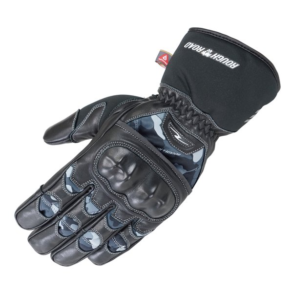 【15日は24時間限定クーポン配布】ROUGH&ROAD ラフアンドロードプリマロフト プロテクトウインターグローブ グレーカモ-L RR8661GY-CM3(2579281)代引不可 送料無料