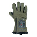HOUSTON ヒューストンバイク用 HTVG-2516W BLACK KNIGHTS TYPE LEATHER GLOVE カーキ/Lサイズ HTVG-2516W/KHAKI/L(2658104)送料無料
