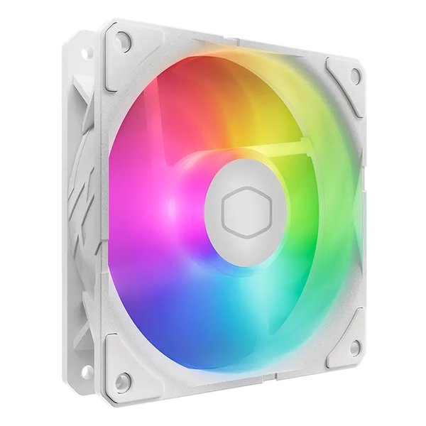 Cooler Master クーラーマスターSickleFlow Edge 120 ARGB White Edition 3-Pack Fan Kit A1ミニLEDコントローラ/白 MFX-B2DW-253P2-R2(2654383)代引不可 送料無料