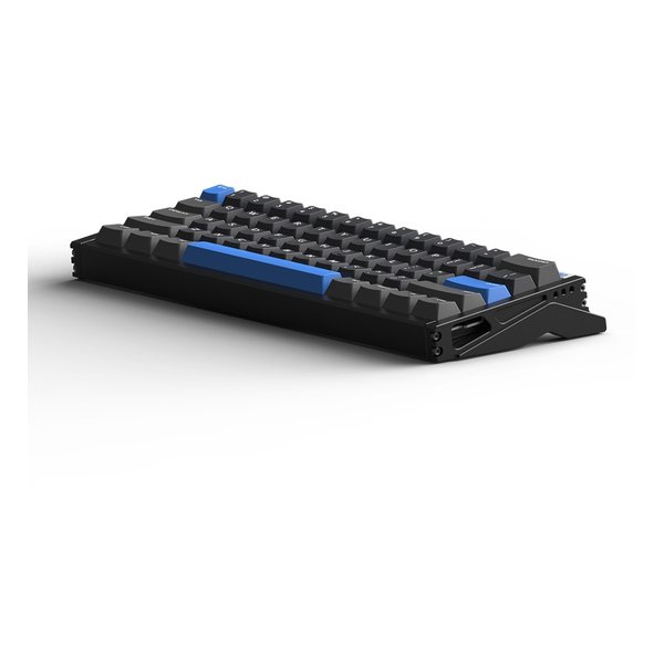 YUNZII B75 PRO 75% ガスケットゲーミングキーボード 無線メカニカルキーボード BT/2.4G/有線 ワイヤレス ホットスワップ 搭載 RGB ノブ付きカスタムキーボード MAC/WIN用 技適認証取得(ミルクスイッチ、黒)