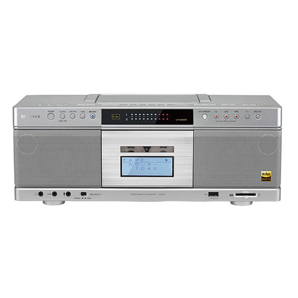 【18日は24時間限定クーポン配布！】TOSHIBA 東芝AUREX ハイレゾ対応SD/USB/CDラジオカセットレコーダー シルバー TY-AK21 S(2653766)送料無料 2