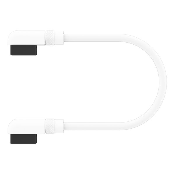 CORSAIR ���륻��iCUE LINK�б������֥� iCUE LINK Slim Cable 135mm��2/ξ¦90�٥��ͥ���/�ۥ磻�� CL-9011134-WW(2609053)����Բ� ����̵��