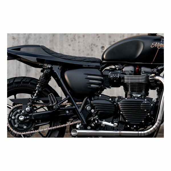 ��15����24���ָ��ꥯ���ݥ����ۡ�MOTONE CUSTOMS�ʥ⡼�ȡ��󥫥����ॺ�˥����ɥ��С� ��� �ޥåȥ֥�å� T100 17-24 Street Twin/Speed Twin 900 16-24 MTE141(2635290)����Բ� ����̵��