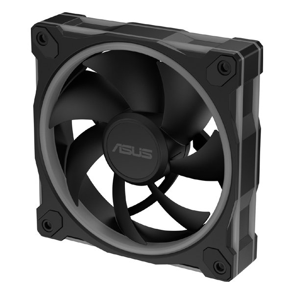 e-zoa 楽天市場 SHOPの【20日は24時間限定クーポン配布】ASUS エイスースMR120 ARGB FAN BLACK MR120ARGBFANBLACK(2659231)｜アングル2