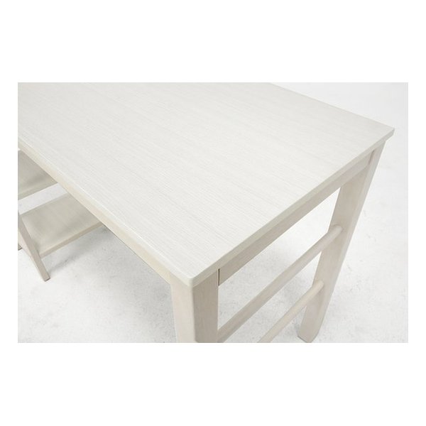 「スーパーSALE期間全品P5倍!おトクなクーポンも配布中!」萩原 ハギハラ棚付デスク ホワイトシャビー・120cm×60cm 棚可動式 VD-7376WS(2520069)代引不可 [2]