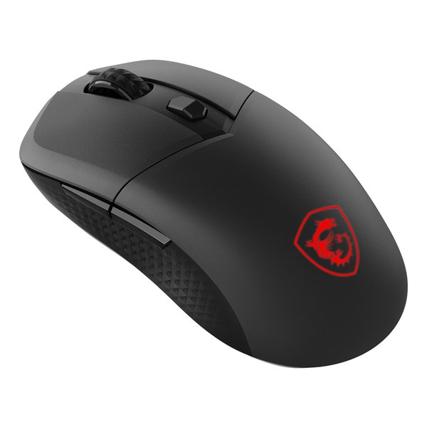 e-zoa 楽天市場 SHOPの【20日は24時間限定クーポン配布】MSI エムエスアイワイヤレス ゲーミングマウス 軽量/60g/有線/無線/左右対称/ブラック VERSA 300 WIRELESS(2636373)送料無料｜アングル2
