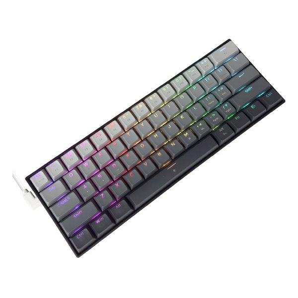 【18日は24時間限定クーポン配布！】REDRAGON レッドラゴンK617 FIZZ 60% Rapid Trigger K617GGB-RGB-MTI(2621031)送料無料