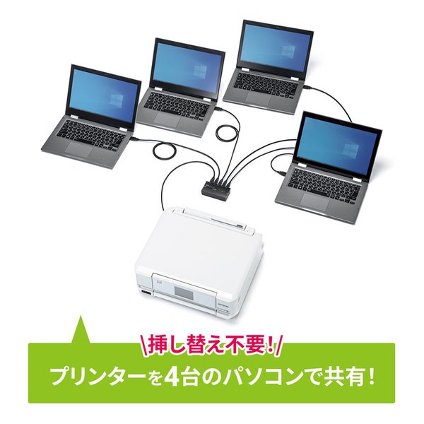 ��20����24���ָ��ꥯ���ݥ����ۡ�SANWA SUPPLY ����掠�ץ饤�����դ�USB2.0��ư���ش� 4��ϩ SW-US24MG(2663655)����Բ� ����̵��