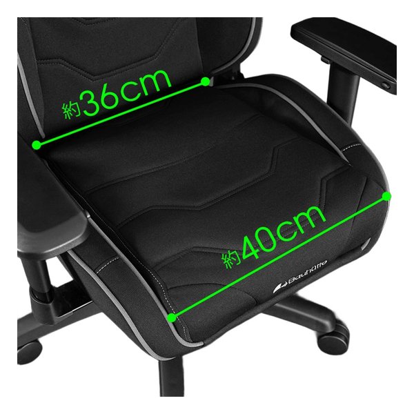 【15日は24時間限定クーポン配布】Bauhutte バウヒュッテゲーミングチェア グリーン G-570-GN(2511236)代引不可 [2]