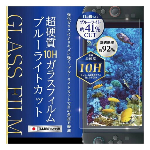 【25日は要エントリーでポイント抽選&クーポン配布】アンサー(Answer)Switch2用 超硬質10Hガラスフィルム ブルーライトカット ANS-SW168(2653646)