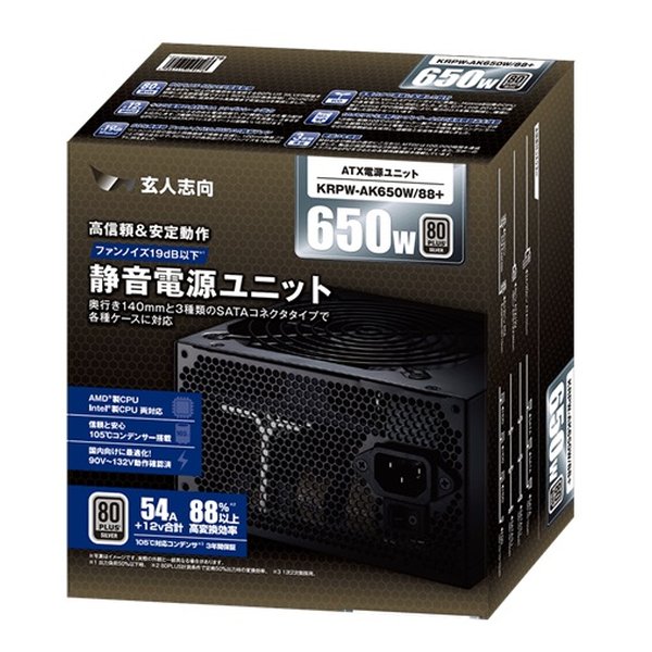 ��20����24���ָ��ꥯ���ݥ����ۡ۸��ͻָ� �������ȥ������Ų��Ÿ���˥å� 650W KRPW-AK650W/88+(2413689)����Բ� ����̵��