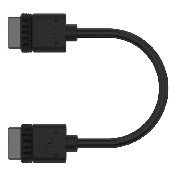CORSAIR ���륻��iCUE LINK�б������֥� iCUE LINK Cable 100mm��2��/�֥�å� CL-9011121-WW(2609041)����Բ� ����̵��