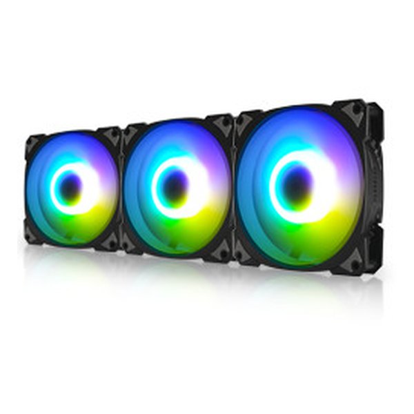 【18日は24時間限定クーポン配布！】InWin インウィンケースファン Neptune AN120 3個パック/120mm/ブラック IW-FN-AN120-3PK(2620859)送料無料 3