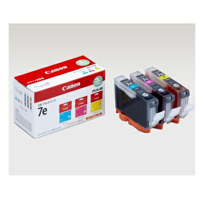 【20日は24時間限定クーポン配布！】Canon キヤノンインクタンク BCI-7e 3色 C/M/Y マルチパック BCI-7E/3MP 3色パック(2176499)代引不可 送料無料