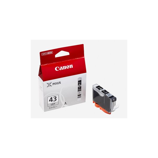 Canon キヤノンインクタンク BCI-43LGY ライトグレー BCI-43LGY(2308016)代引不可