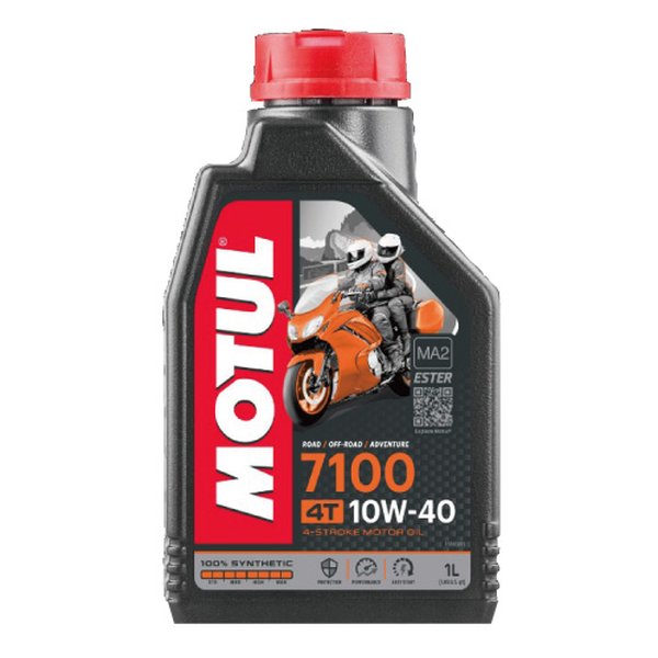 MOTUL モチュール7100 4T 10W40 1L MOTUL（モチュール） 7100 4T 10W40 1L バイク用100%化学合成オイル 正規品(2328526)送料無料のサムネイル