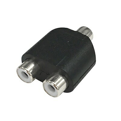 【25日は24時間限定クーポン配布】OHM オーム電機変換アダプター RCAピンジャックX2-RCAピンジャック AUDP3044S(2216217)代引不可