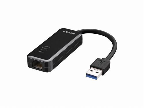 【6/10限定要エントリー2人に1人ポイントバック！全品P2倍＆クーポンも配布】BUFFALO バッファローGiga USB3.0対応 有線LANアダプター ブラック LUA4-U3-AGTE-BK(2472365)送料無料