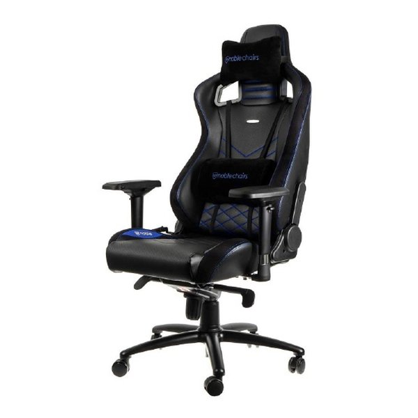 noblechairs ノーブルチェアーズEPIC ゲーミングチェア ブルー NBL-PU-BLU-003(2473504)代引不可 送料無料