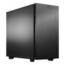 【5千円以上でポイント4倍★クーポンも配布】Fractal Design フラクタルデザインDefine 7 Black ミドルタワーPCケース E-ATX 対応 ソリッドパネルモデル FD-C-DEF7A-01(2494373)送料無料