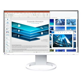 【18日は24時間限定クーポン配布!】EIZO エイゾー23.8型液晶ディスプレイ ホワイト 23.8型 /フルHD 1920×1080 /ワイド EV2480-ZWT(2546398)代引不可 送料無料