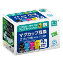 【スーパーSALE要エントリーで最大300%ポイントバック】ecorica エコリカEPSON MUG-4CL互換 マグカップ 4色パック エプソン用 ECI-...