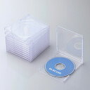 【5日は24時間限定クーポン配布&ポイントアップ】ELECOM エレコムBlu-ray/DVD/CDプラケース CCDJSCN10CR(2358847)