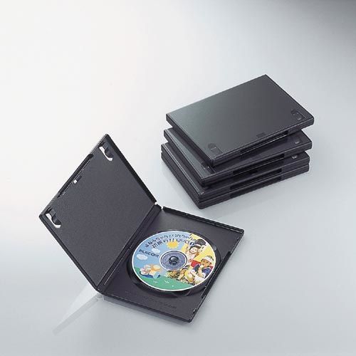 クーポン配布ELECOM エレコムDVDトールケース5枚パック CCD-DVD02BK(0167730)