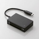 【スーパーSALE要エントリーで最大300%ポイントバック】ELECOM エレコムメモリリーダライタ Type-C MR3C-A010BK(2385438)送料...